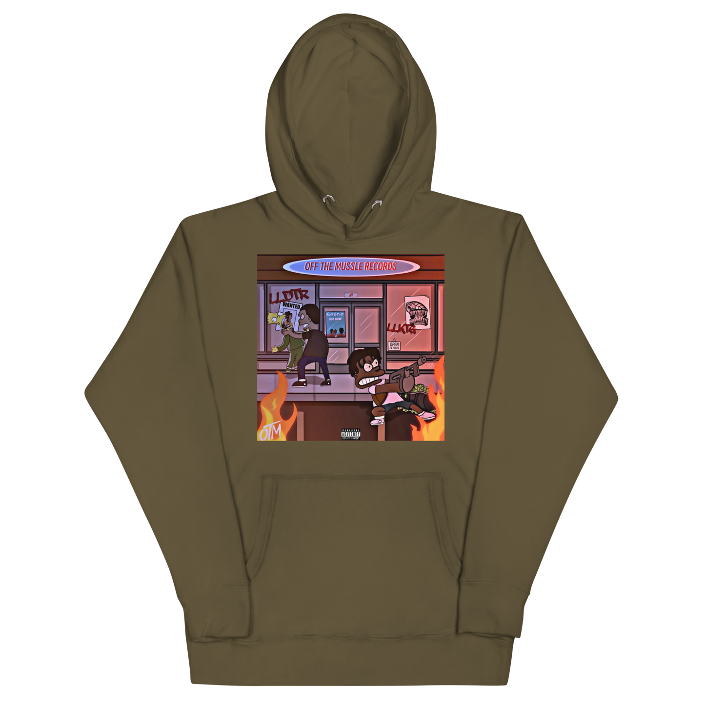 Off the Mussle Records Hoodie