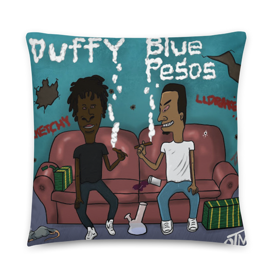 Duff & Puff Pillow